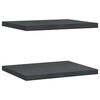 vidaXL Vegghyller 2 stk 50x40 cm svart rustfritt st&aring;l