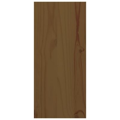 vidaXL Vinhylle honningbrun 56x25x56 cm heltre furu