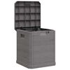 vidaXL Putekasse 90 L brun