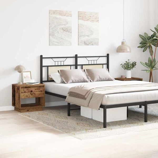 vidaXL Nattbord 2 pcs Gammelt tre 45 x 34 x 44 cm Konstruert tre