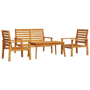 vidaXL Hagesofagruppe 4 deler heltre akasie