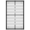 vidaXL Sengeramme svart metall 120x200 cm