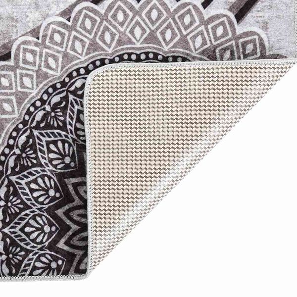 vidaXL Vaskbart teppe 80x300 cm flerfarget