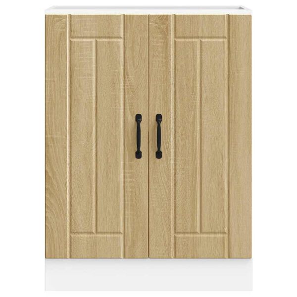 vidaXL Vask underskap Lucca sonoma eik konstruert tre