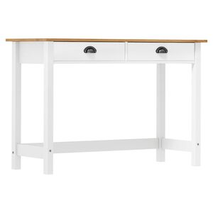 vidaXL Konsollbord Hill med 2 skuffer 110x45x74 cm heltre furu