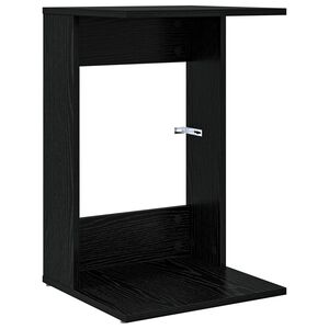 vidaXL Sidetabell Svart Eik 40 x 38 x 62,5 cm Konstruert tre