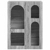 vidaXL Serviesskap Gr&aring; Sonoma 59 x 35 x 80.5 cm Konstruert tre