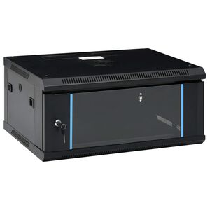 vidaXL Nettverksskap 4U veggmontert 19" IP20 600x450x285 mm