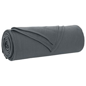 vidaXL Teppe M&oslash;rkegr&aring; 350 x 270 cm 1.3 kg Fleece