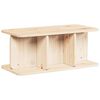 vidaXL Kaffebord Naturlig 80 x 39,5 x 33,5 cm Heltre furu