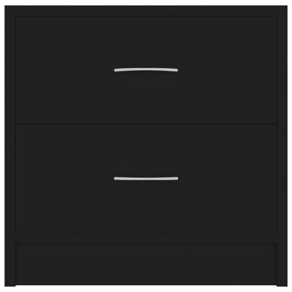 vidaXL Nattbord svart 40x30x40 cm konstruert tre