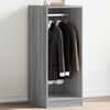 vidaXL Garderobe grå sonoma 48x41x102 cm konstruert tre