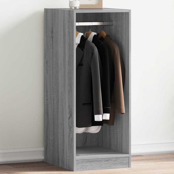 vidaXL Garderobe grå sonoma 48x41x102 cm konstruert tre