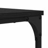 vidaXL Kaffebord 2 pcs Svart Eik Konstruert tre