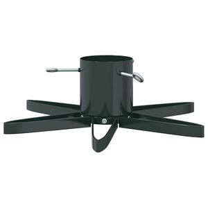 vidaXL Juletre Stand Gr&oslash;nn 50 x 50 x 15,5 cm St&aring;l