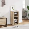 vidaXL Skoskap sonoma eik 31,5x35x70 cm konstruert tre