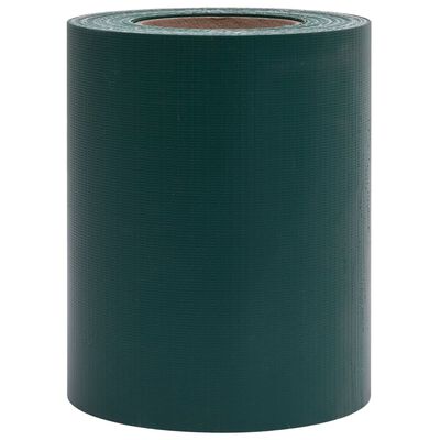 vidaXL Hageskjerm PVC 35x0,19 m matt grønn