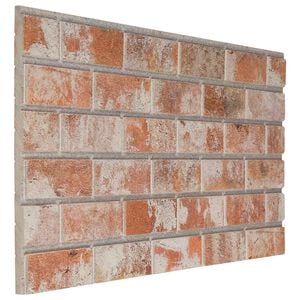 vidaXL Veggpaneler 10 stk. 100 x 50 cm Oransje EPS Skum
