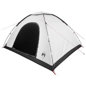 vidaXL Camping Telt 6-personers Hvit Blackout