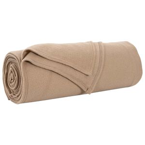 vidaXL Teppe Kamel 280 x 210 cm 0.8 kg Fleece