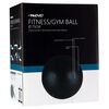 Avento Fitnessball diameter 75 cm svart