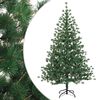 vidaXL Kunstig sammensatt juletre 150 cm PVC og metall Gr&oslash;nn