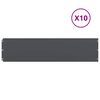 vidaXL Plenkanter 10 stk antrasitt 25x103 cm kaldvalset st&aring;l