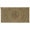 vidaXL Omr&aring;deteppet Svart 60 x 110 cm Jute