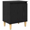 vidaXL Nattbordskap Svart Eik 40 x 30 x 50 cm Konstruert tre