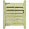 vidaXL Hageport impregnert furu 100x125 cm gr&oslash;nn
