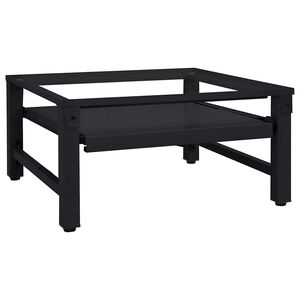 vidaXL Vaskemaskin Pedestal Svart 62 x 60,5 x 32,5 cm St&aring;l