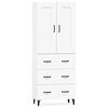 vidaXL Highboard hvit konstruert tre
