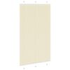 vidaXL Pliss&eacute;gardin krem 115x200 cm Stoffbredde 114,4 cm Polyester