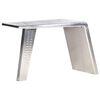 vidaXL Aviator skrivebord s&oslash;lv 112x50x76 cm metall