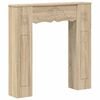 vidaXL Peisramme Sonoma eik 102 x 20 x 102 cm Konstruert tre