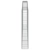 vidaXL Gabionkurver buede 4 stk 400x30x180/200 cm galvanisert jern
