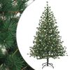 vidaXL Kunstig sammensatt juletre 150 cm 150 LED-lys Varmhvit