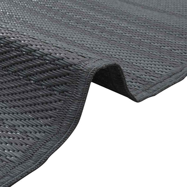 vidaXL Utendørs teppe ARAKIL Grå 300 x 400 cm PP