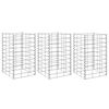 vidaXL Gabion h&oslash;ybed 3 stk 30x30x50 cm jern