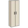 vidaXL Skoskap kremhvit 60x30x166 cm stoff