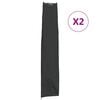vidaXL Hageparasollrekk 2 stk 170x35/32 cm 420D oxfordstoff
