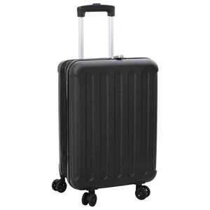 vidaXL Koffert med l&aring;s Svart 43 x 27 x 66 cm ABS-plast