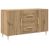 vidaXL Skjenk artisan eik 100x36x60 cm konstruert tre