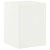 vidaXL Planteholder Hvit 30 x 30 x 40 cm St&aring;l