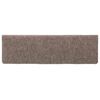 vidaXL Trappematter selvklebende 15 stk 65x21x4 cm beige rektangulær kant