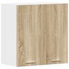 vidaXL Hengende skap "Lyon" sonoma eik 60x31x60 cm sponplate