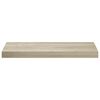vidaXL Flytende vegghyller 4 stk eik 60x23,5x3,8 cm MDF