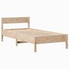 vidaXL Sengeramme uten madrass 75x190 cm heltre furu