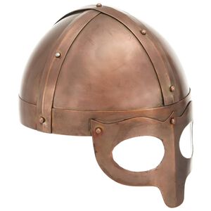 vidaXL Vikinghjelm antikk replika LARP kobber st&aring;l