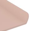 vidaXL Flytende hylle Veggmontert 4 pcs Rosa 60 x 8,5 x 2,5 cm St&aring;l